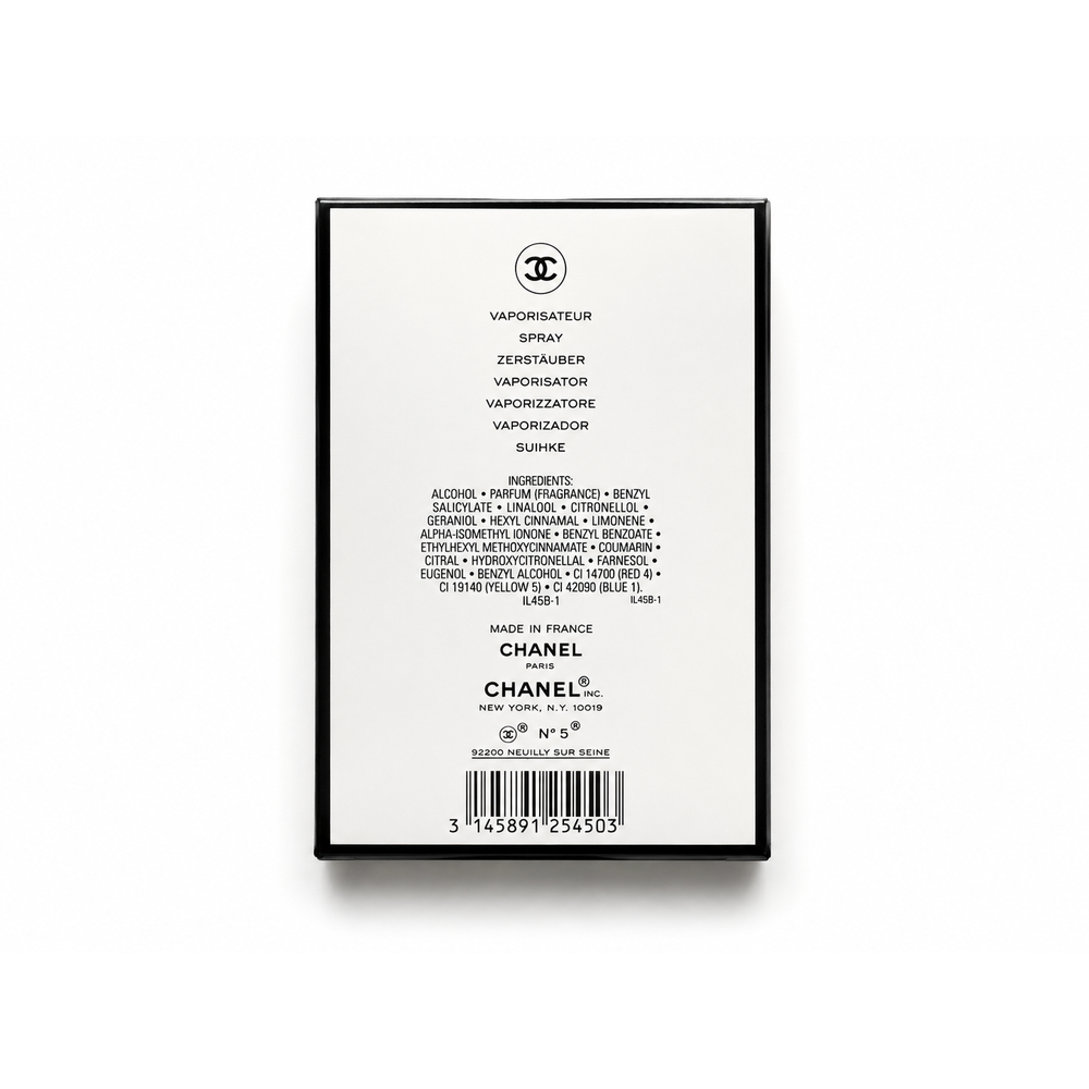 CHANEL N°5 Eau de Parfum 50 ml – Vaporizzatore