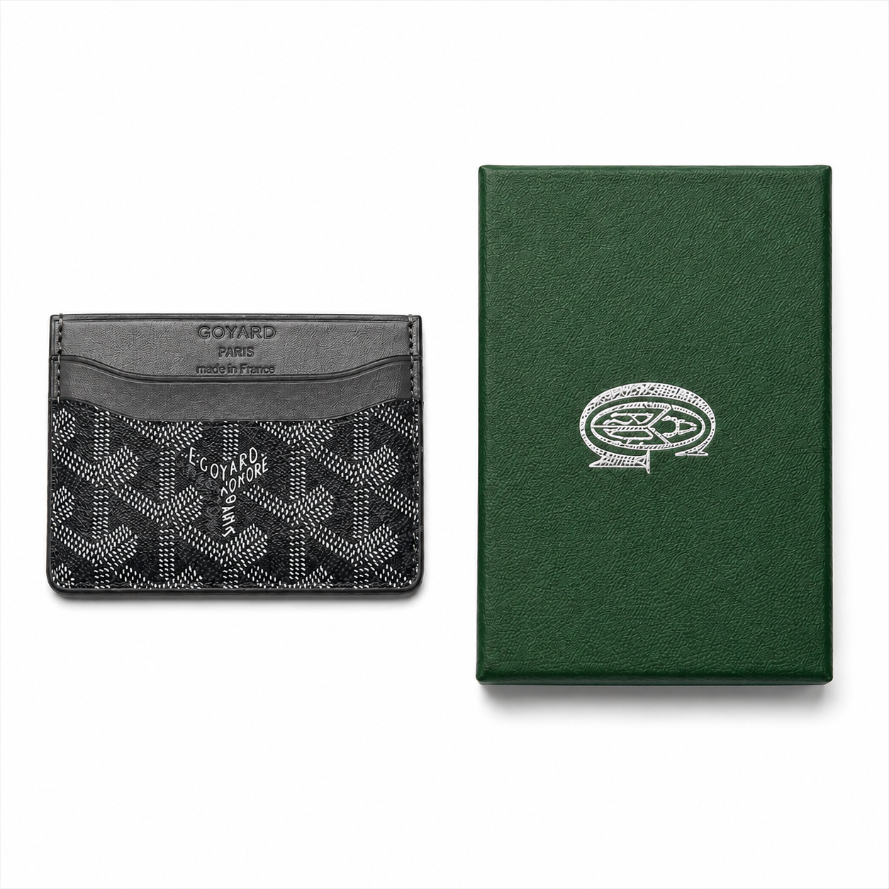 Goyard Saint-Sulpice Card Wallet – Goyardine Nero