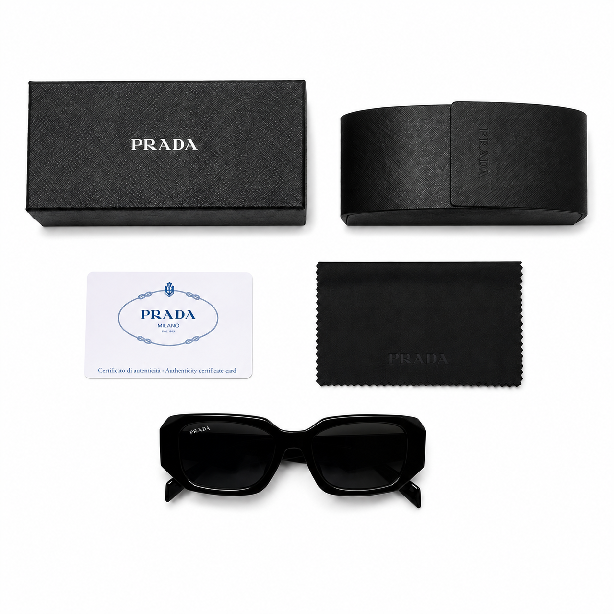 Prada Symbole PR 17WS 1AB5S0 – Occhiali da Sole Neri