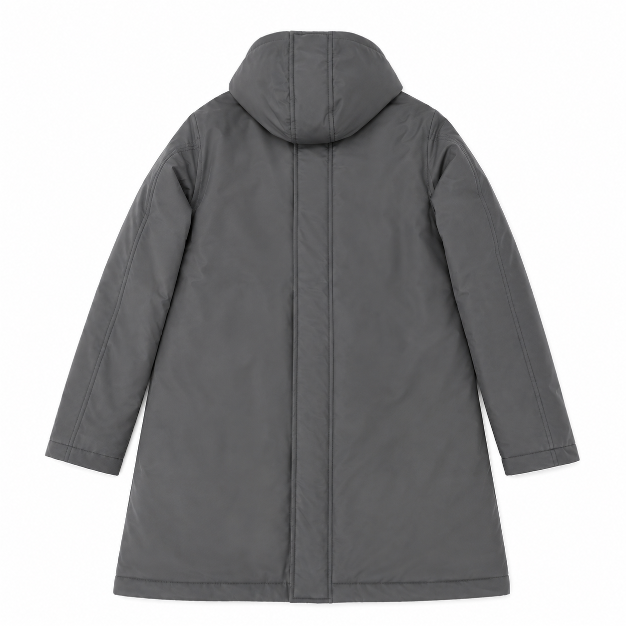 Herno Parka con Cappuccio e Interno Effetto Pelliccia Grigio – PA000170U – Taglia 50