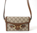 Gucci Horsebit 1955 Mini Bag – GG Supreme Beige & Ebano