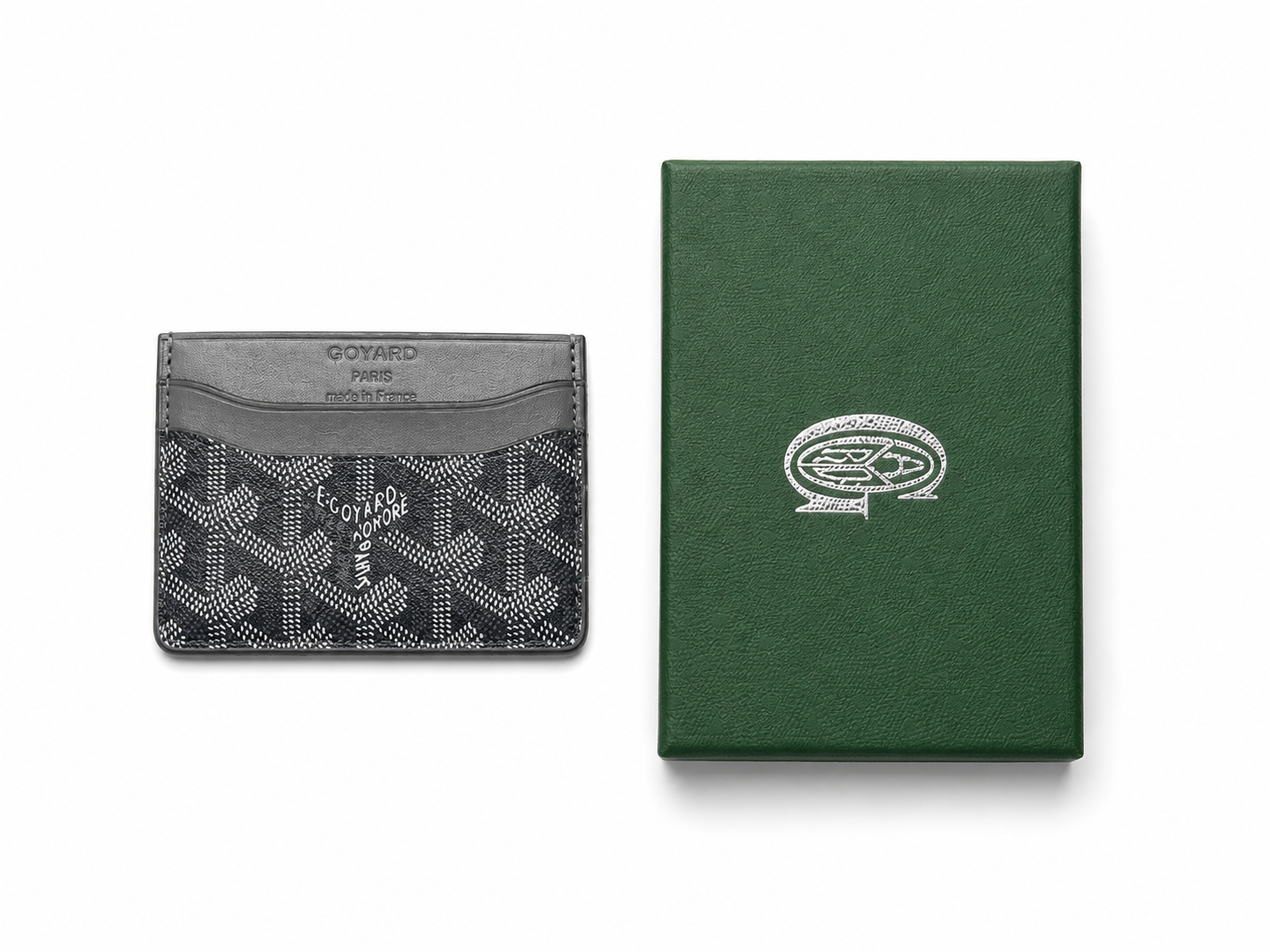 Goyard Saint-Sulpice Card Wallet – Goyardine Nero